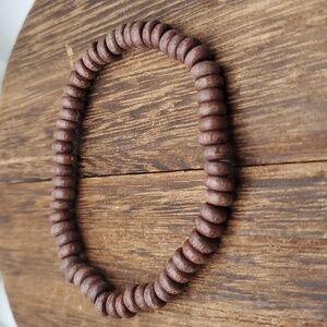 B2313 heishi coconut shell beaded bracelet stretch